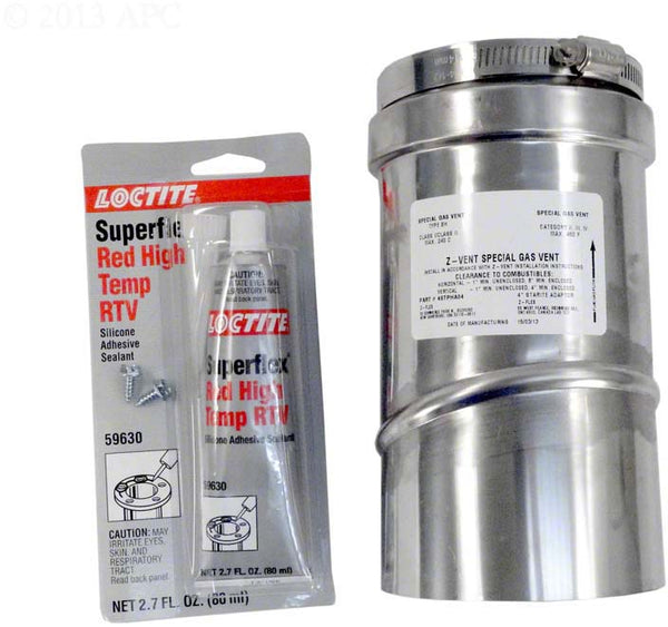 77707-0087 - Appl Adapter Kit Z-Flex Venting Gas He - Pentair