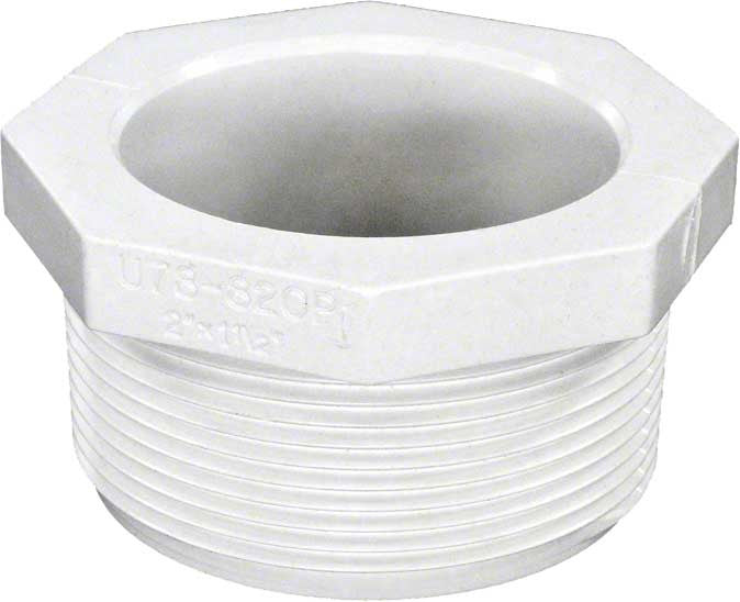 Reducer Bushing With 1-1/2 Inch White