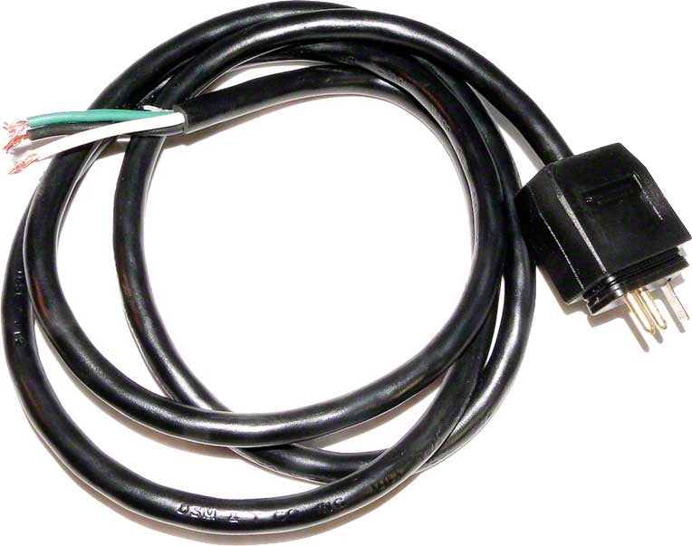 Mini JJ Blower Receptacle Cord 18/3 AWG - Female - 48 Inches